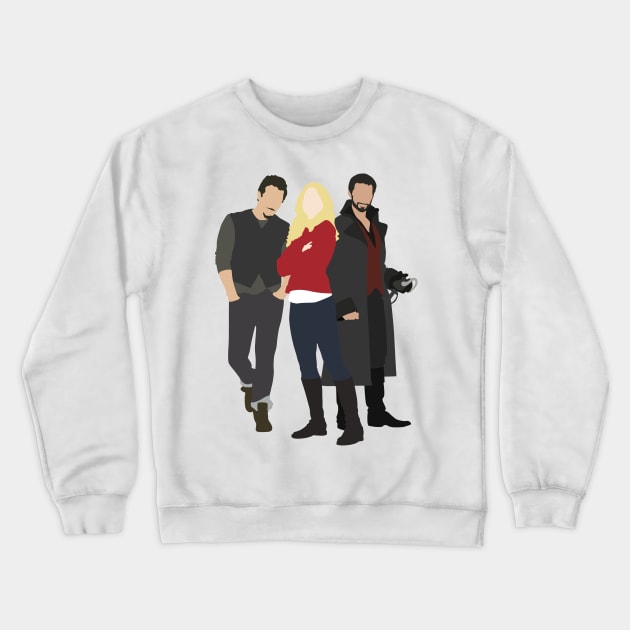 Neal, Emma, and Hook Crewneck Sweatshirt by eevylynn